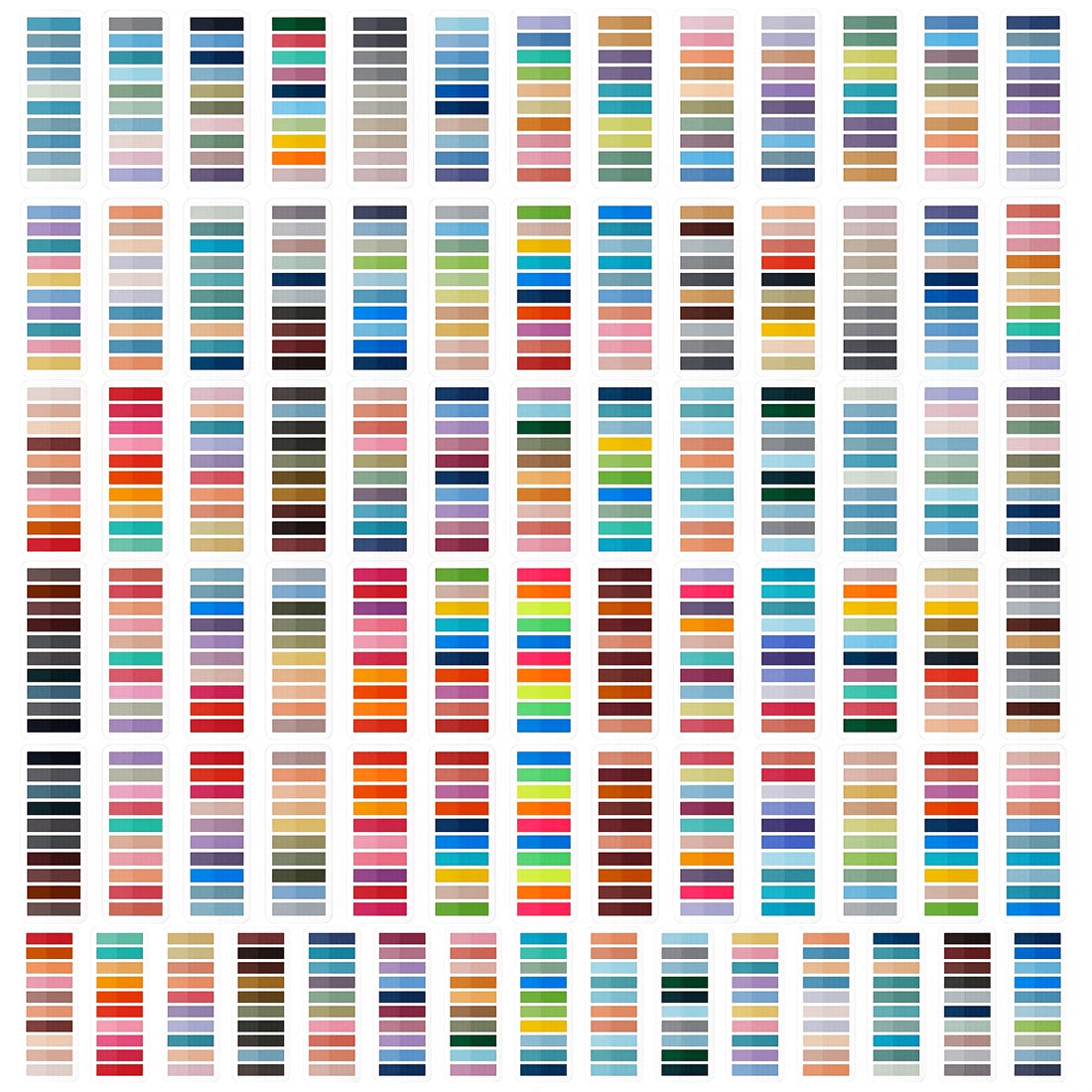 16000pcs 80 colors transparent annotation tabs