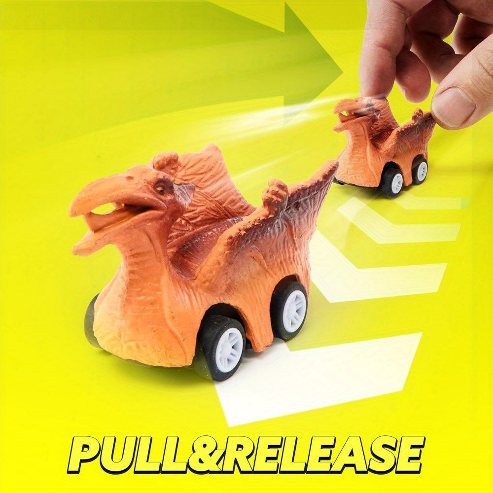 13 packs dinosaur truck toys kids transport