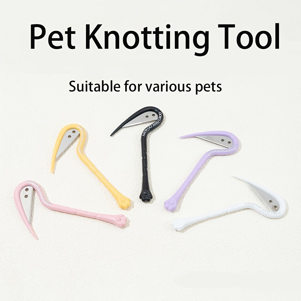 3 4 5 7pcs random color pet detangling comb grooming