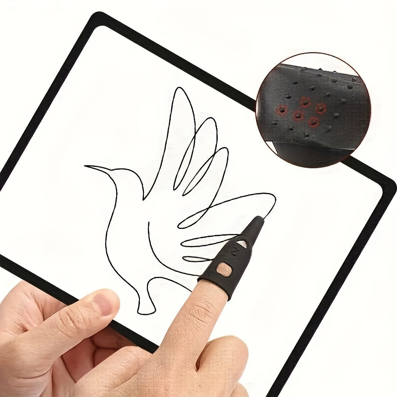 size finger cover integrated handwriting