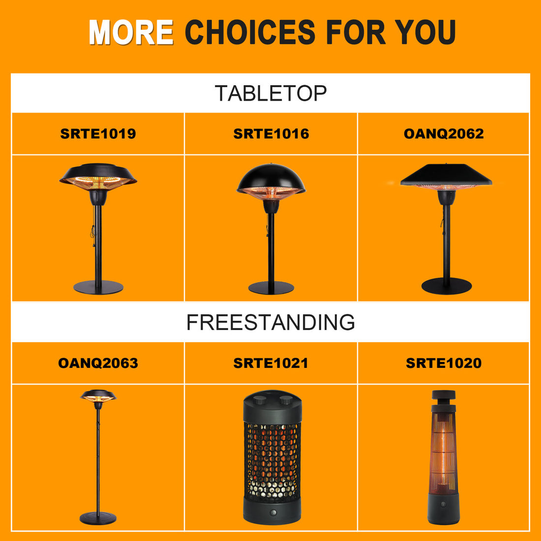 1200 Watt Electric Standing Patio Heater