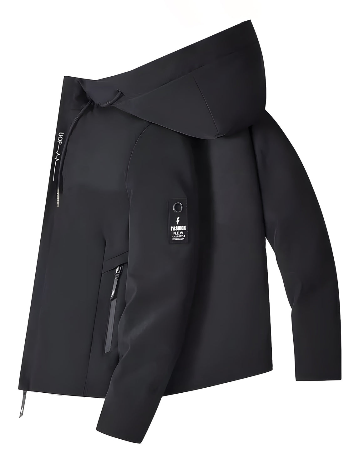 women trendy windproof hooded jacket