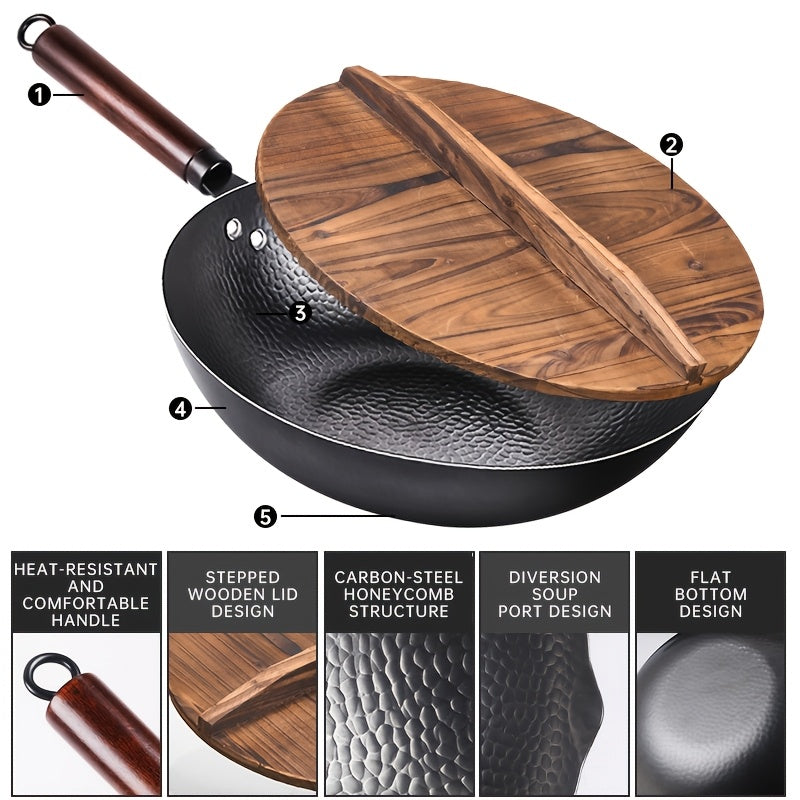wok frying pan wok set nonstick 12 6 inch pan 13