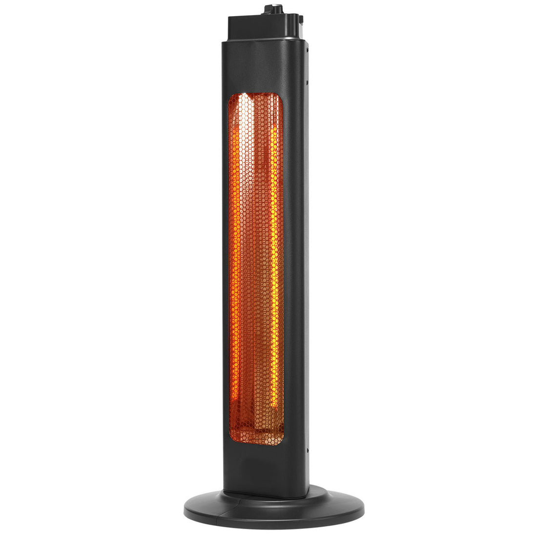 1500W Infrared Heater Electric Space Heater Remote Control 3 Speeds Tower