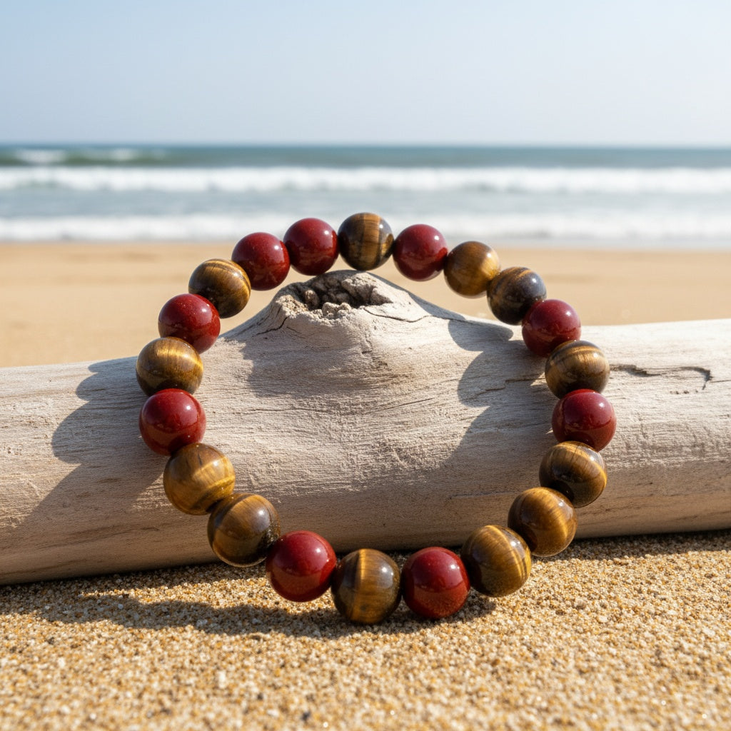 1pc bohemian tigers eye birthstone bracelet