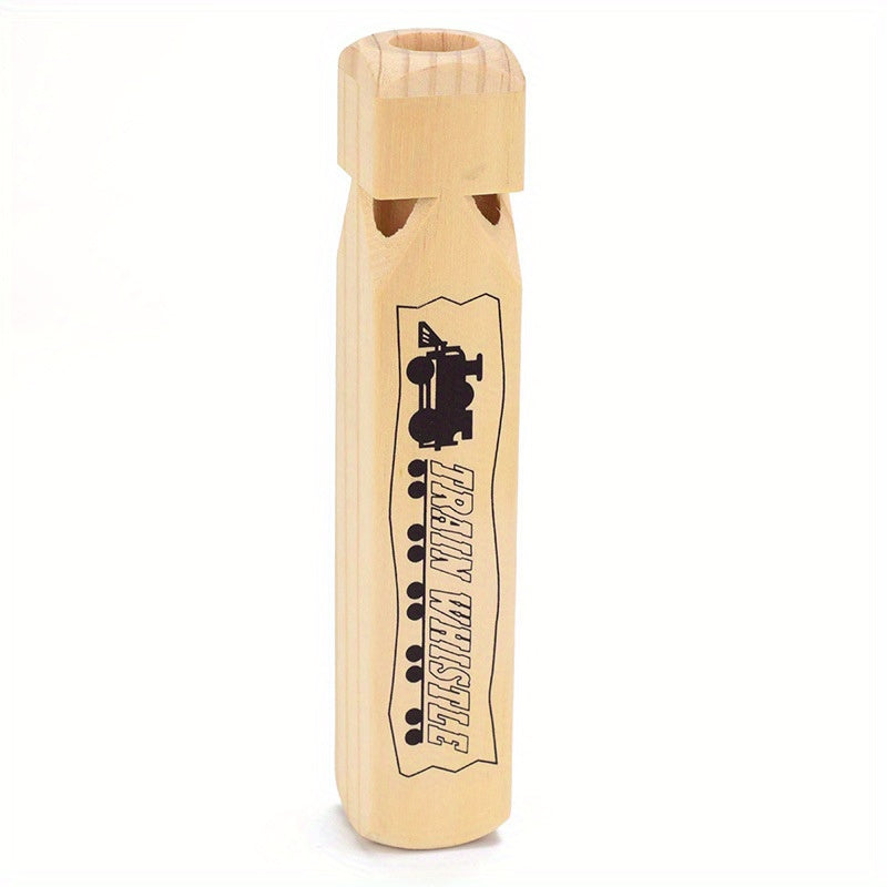 wooden train whistle kids 7 4 inch steam sound