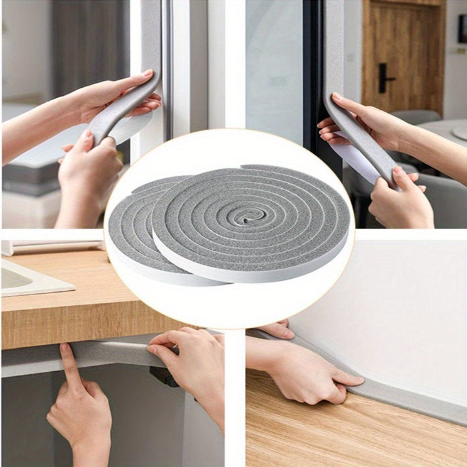 2 rolls self sponge foam weather stripping tape