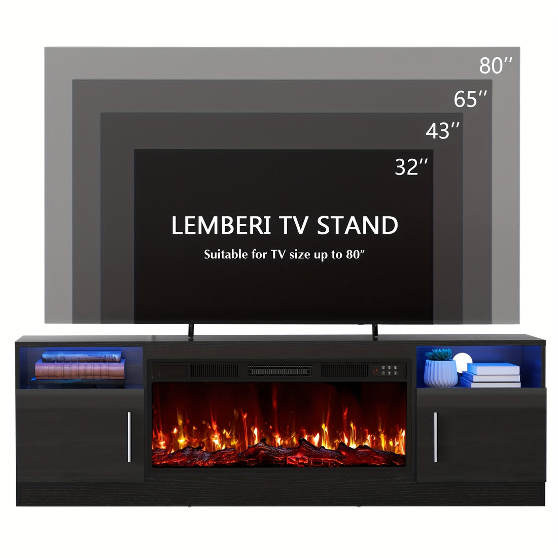 fireplace tv stand 36 fireplace 80 modern wood high