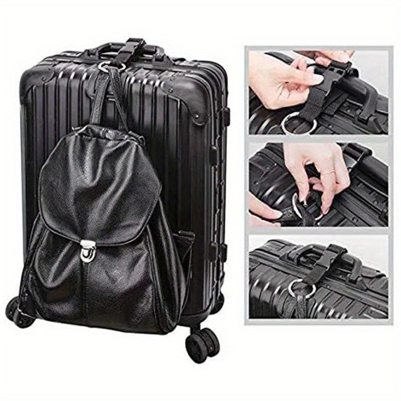 3pcs nylon luggage strap anti theft clip