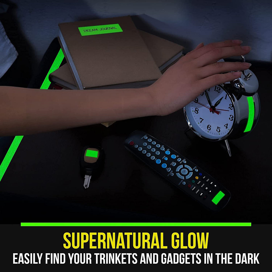 2 rolls long lasting fluorescent tape suitable