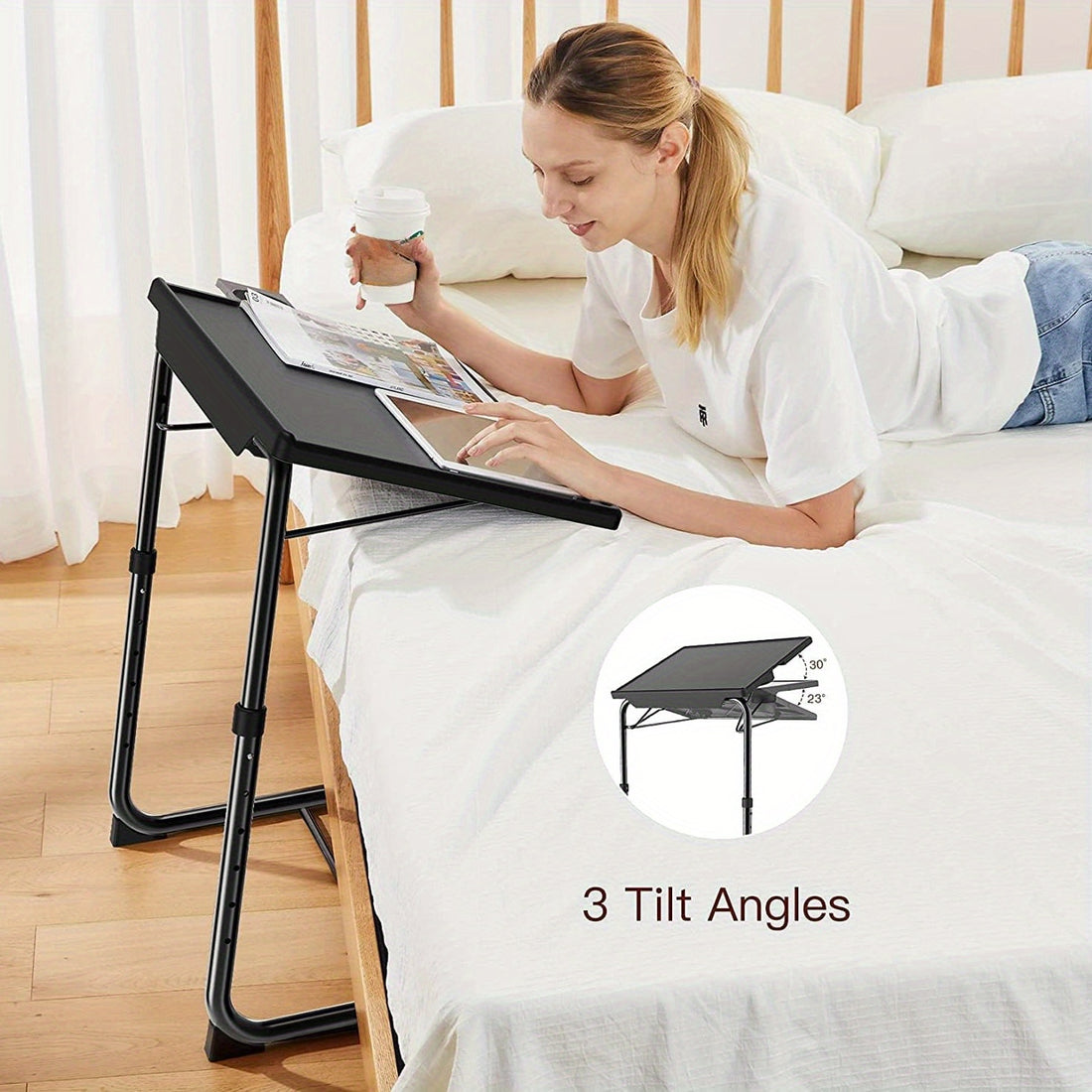 1 2 3 packs adjustable foldable desk folding height 3