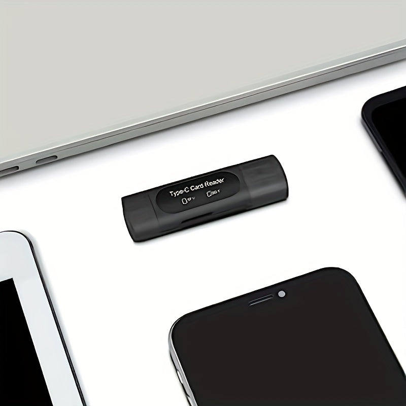 usb card reader 4in1 type c usb a hc card adapter dual