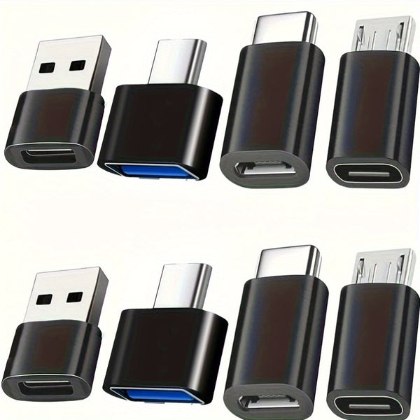 set 8 usb usb c 4 dual orientation usb 2 0 micro