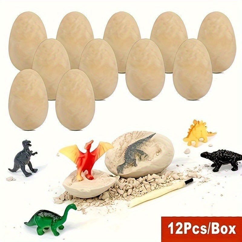 12pcs dinosaur egg set mental development enhances