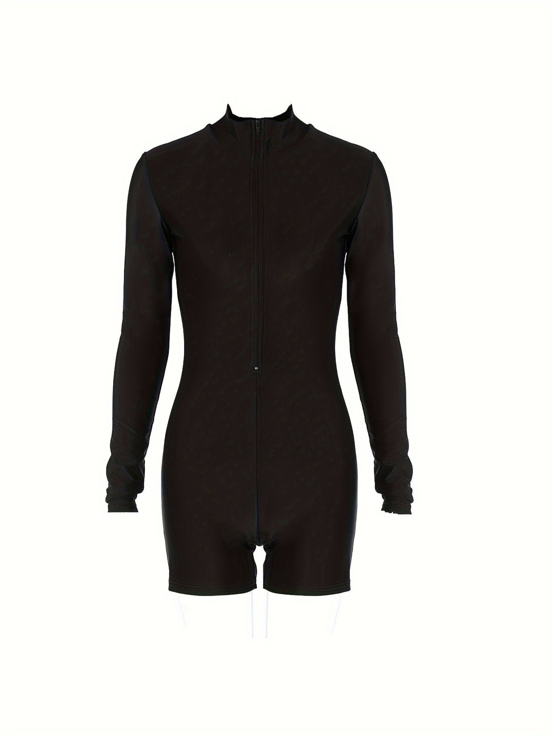 womens 2023 autumn spicy top zipper long