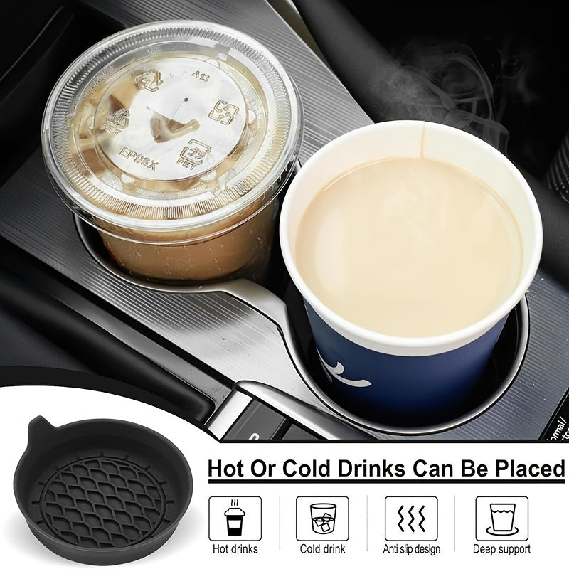 car silicone coaster car universal round car