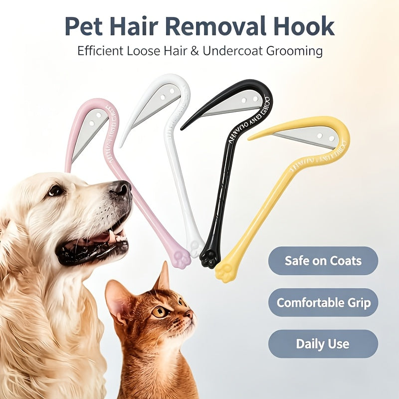 3 4 5 7pcs random color pet detangling comb grooming