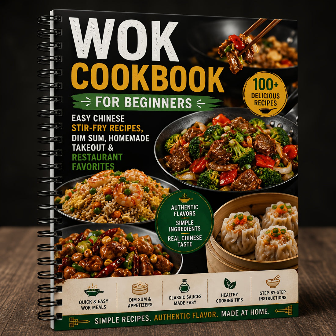 wok cookbook beginners easy chinese recipes dim sum