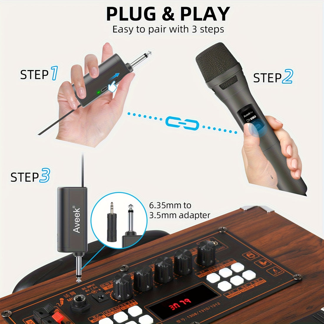 wireless microphone microphones one