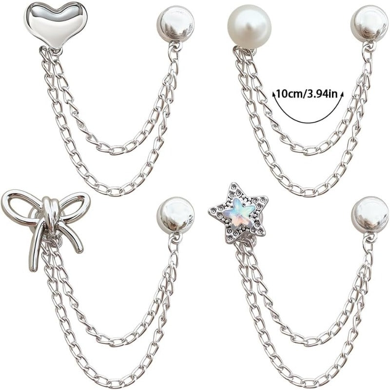 6pcs multi functional clothes clips cutting pants metal