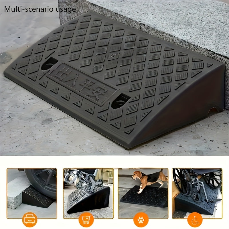 2pcs car sidewalk ramp portable ramp suitable