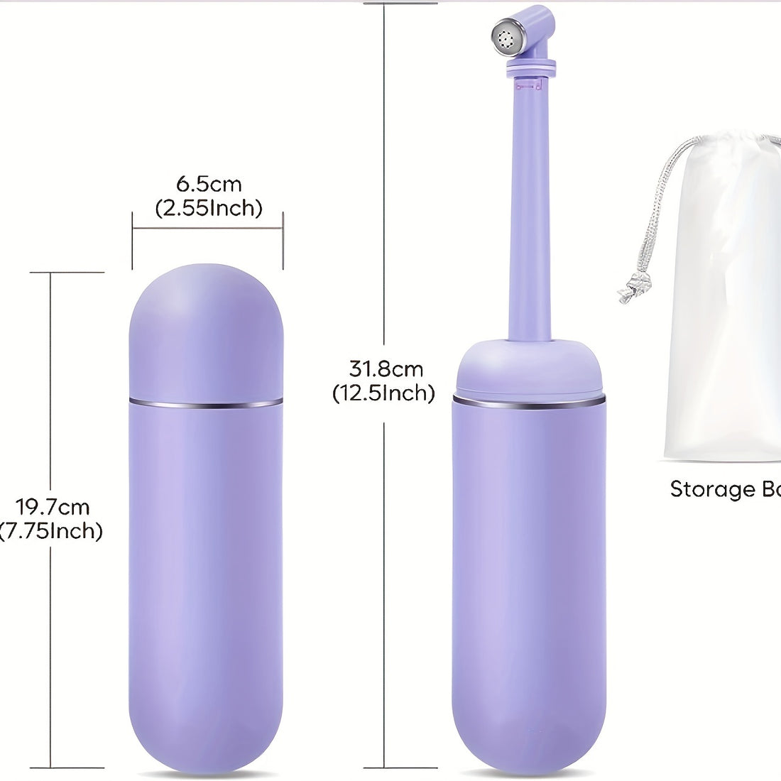 travel friendly handheld bidet 380ml leakproof portable