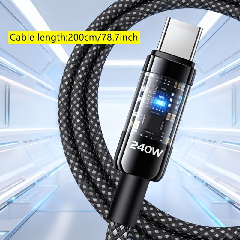 240w glow in charging cord