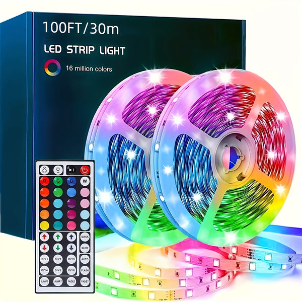 100 lights bedroom color changing led strip