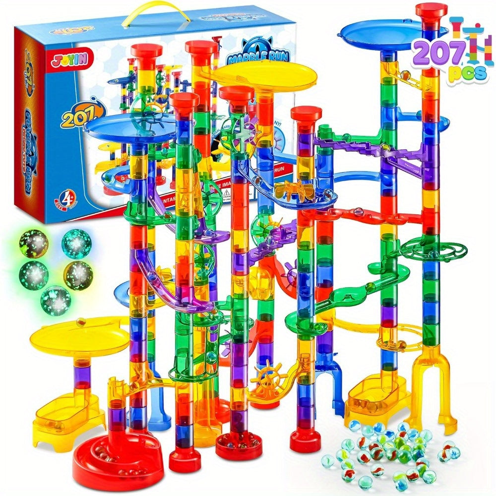 glowing kids 207pcs stem building blocks