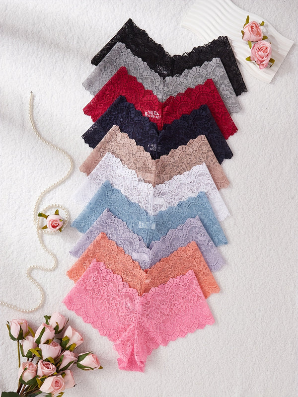 10pcs womens lace briefs | temu Temu