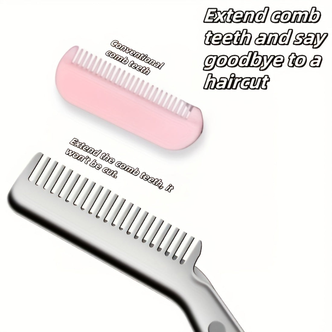 stainless steel eyebrow scissors built in brow