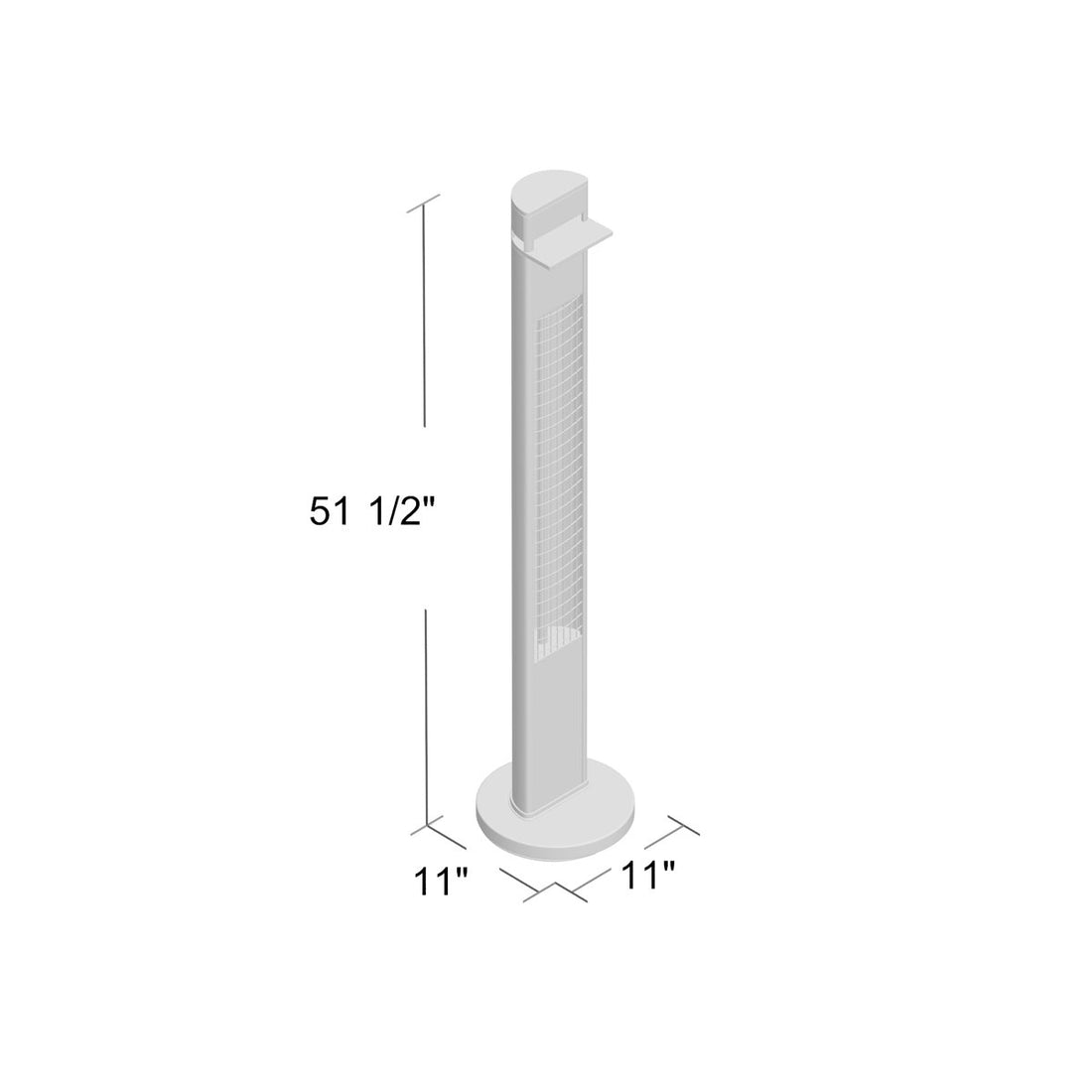 5100 Electric Standing Patio Heater