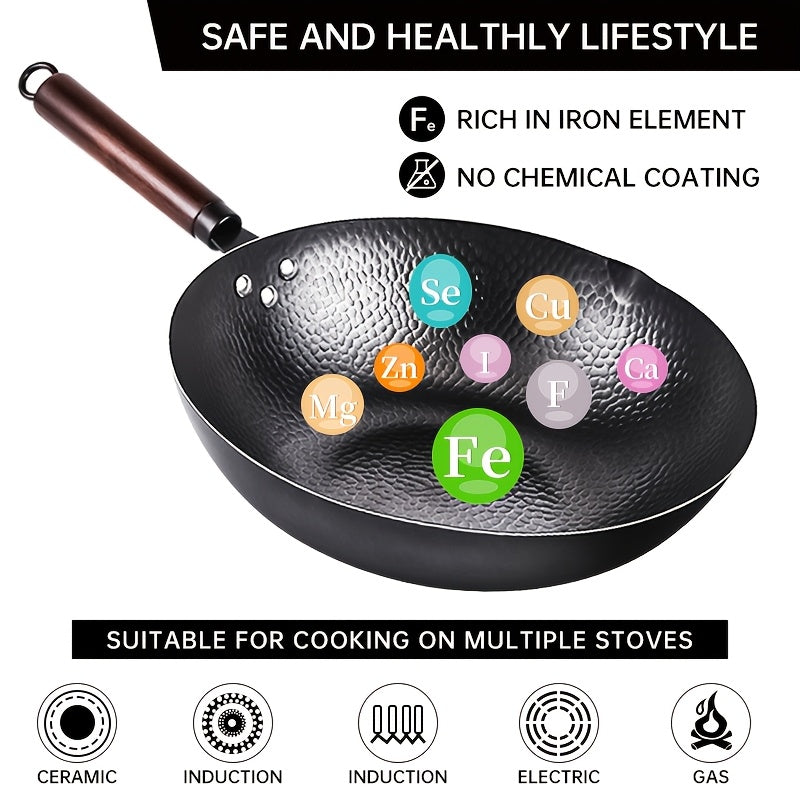 wok frying pan wok set nonstick 12 6 inch pan 13
