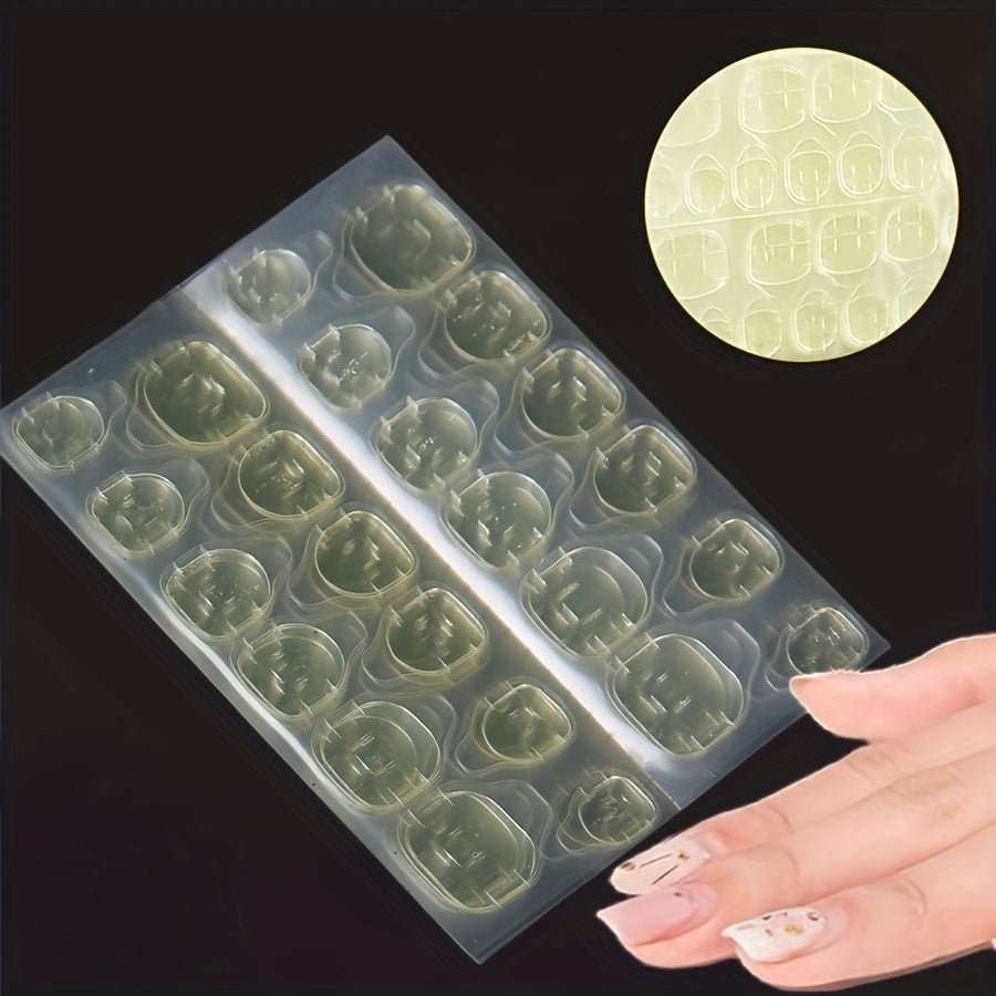 120 240pcs strong tape press nail tips double