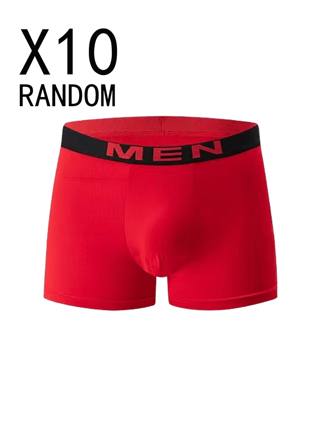 random 10 pcs assorted men color boxer briefs
