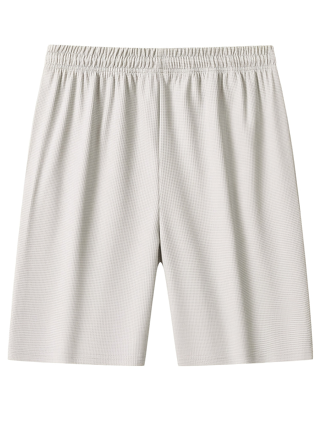 1pc mens waffle texture casual athletic shorts drawstring