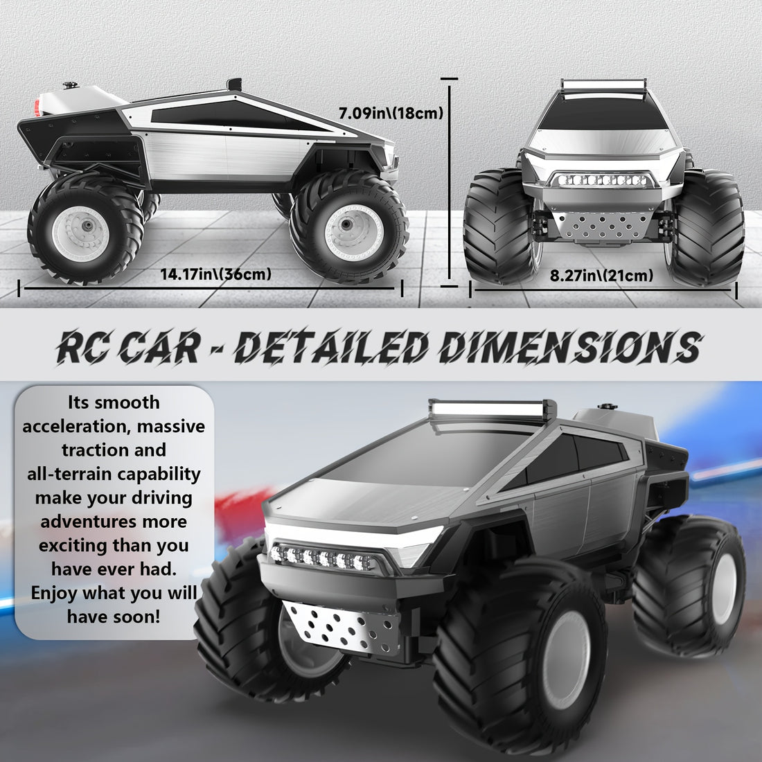 truck toy 2 4ghz 4wd terrain truck toy