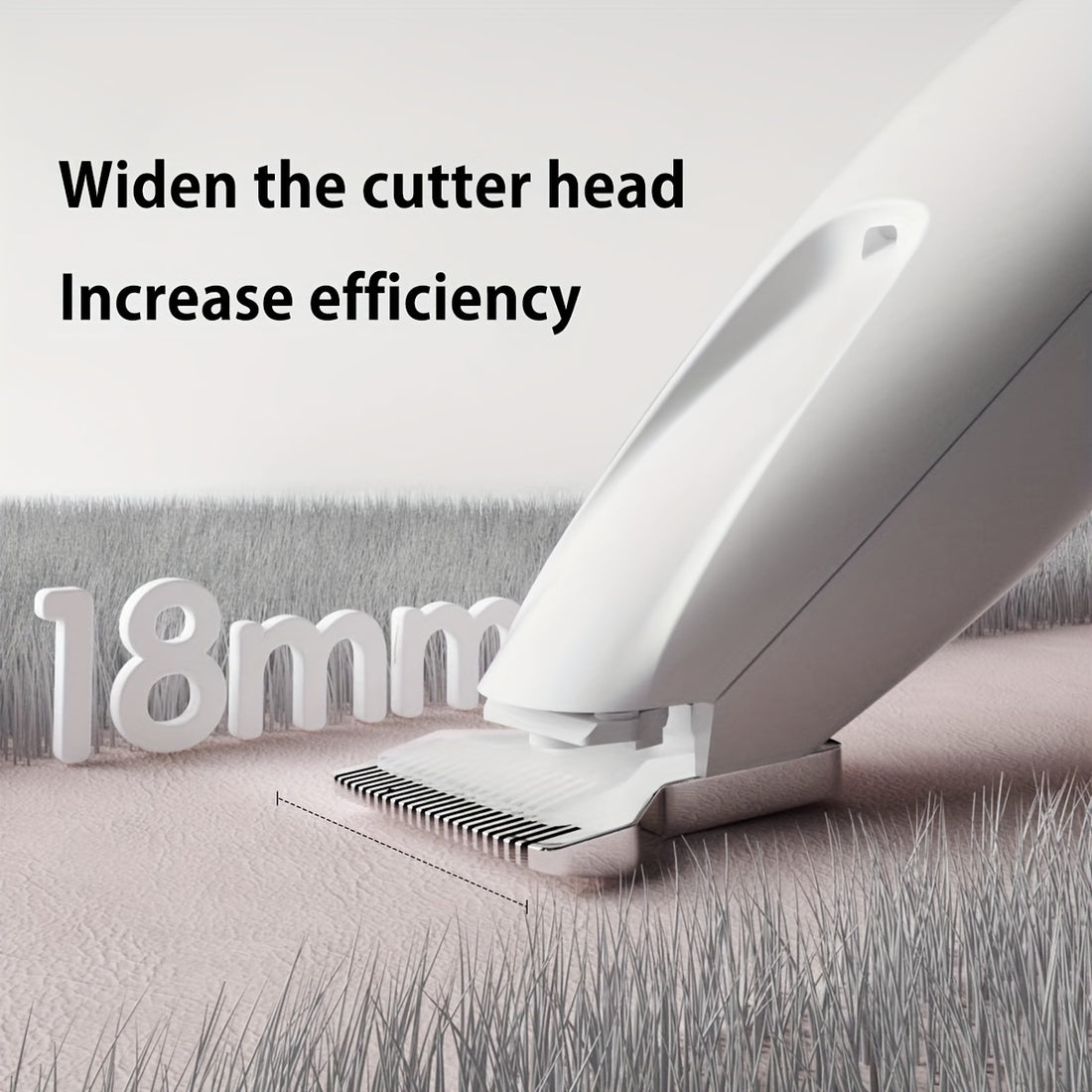 1 pet grooming electric clipper usb rechargeable led light