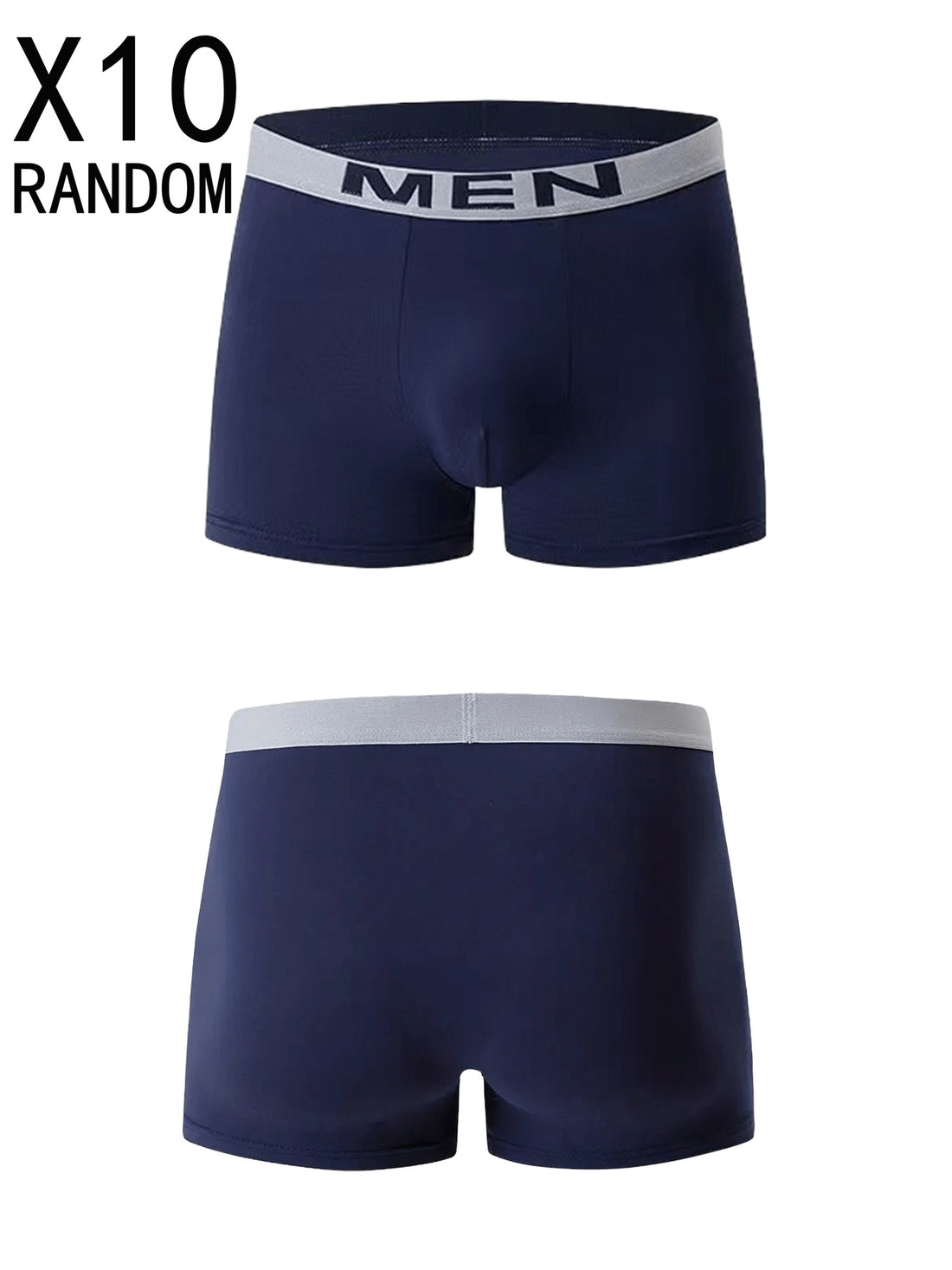 random 10 pcs assorted men color boxer briefs