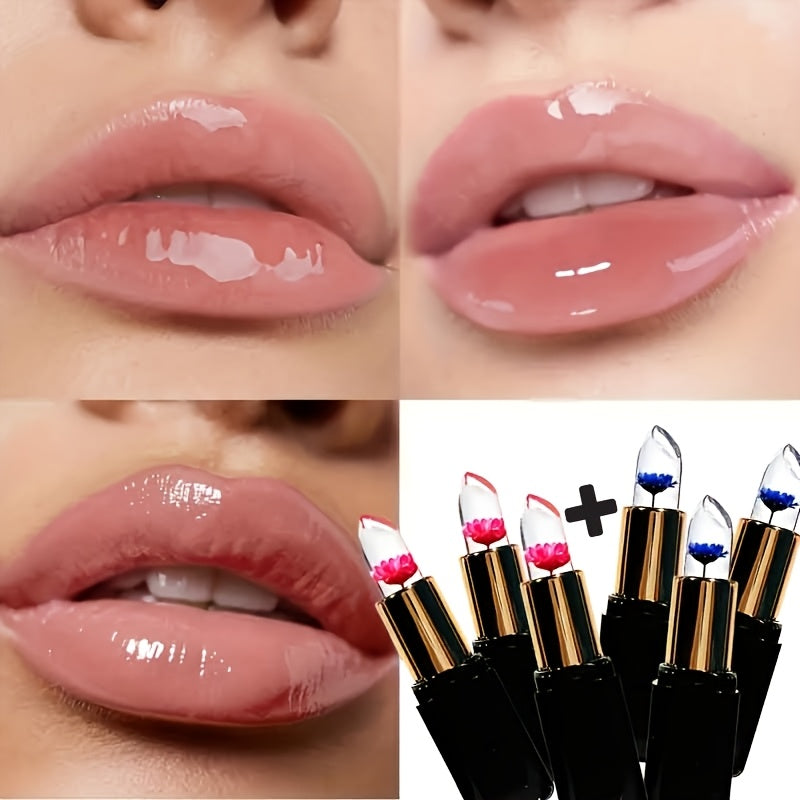 warm changing lip gloss 6pcs total lip gel set