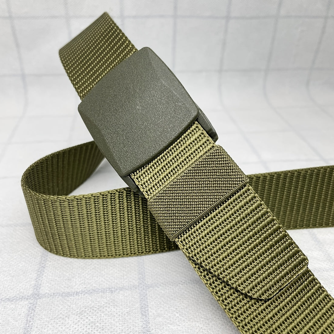 mens casual imitation nylon outdoor anti belt