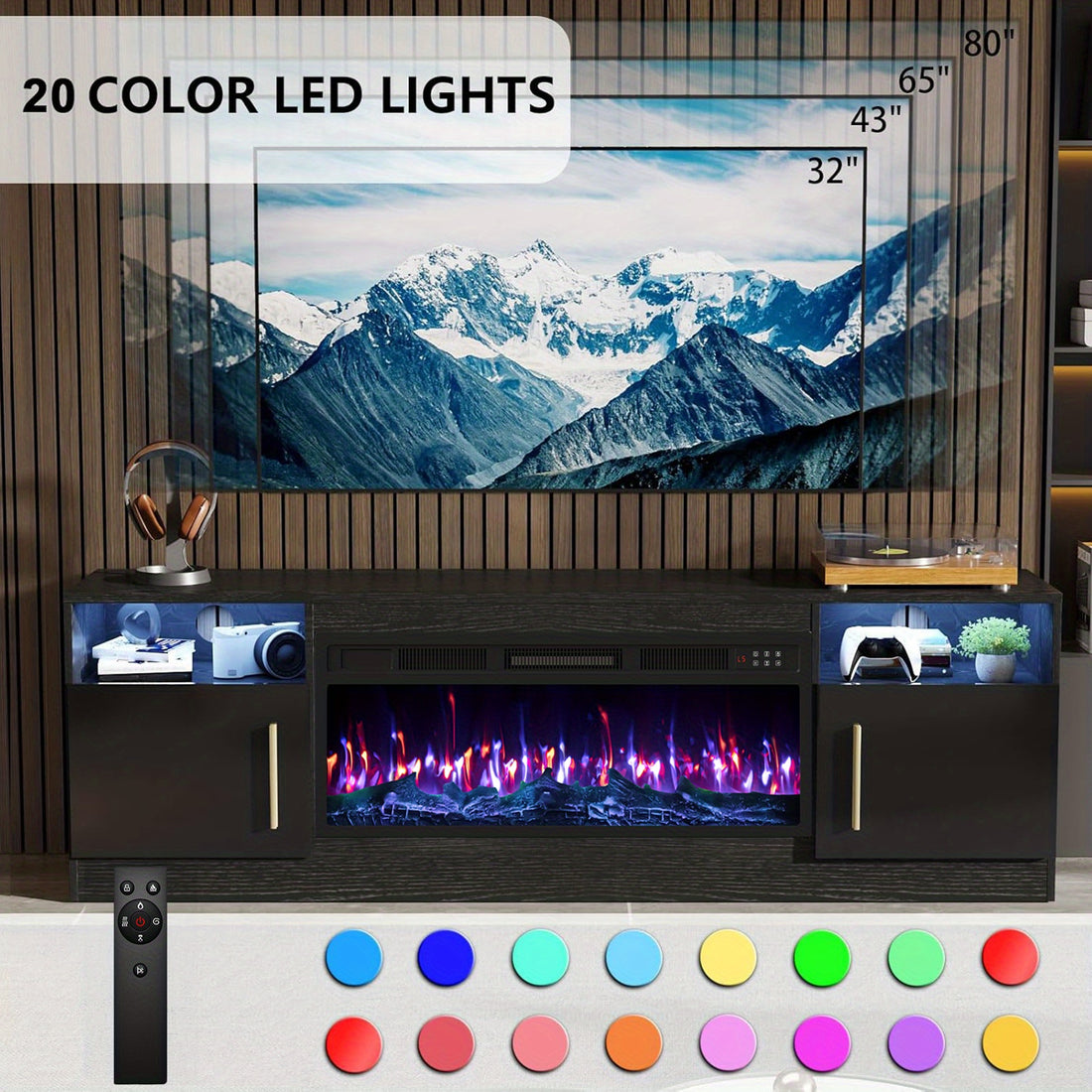 fireplace tv stand 36 fireplace 80 modern wood high