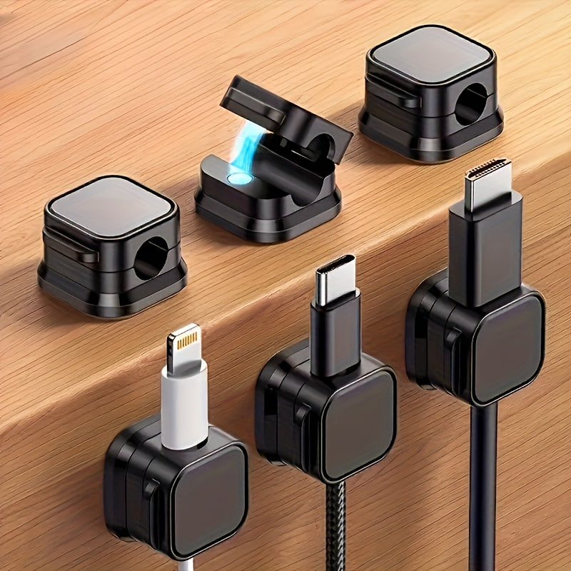 1 8 pack magnetic cable management clamps heavy duty