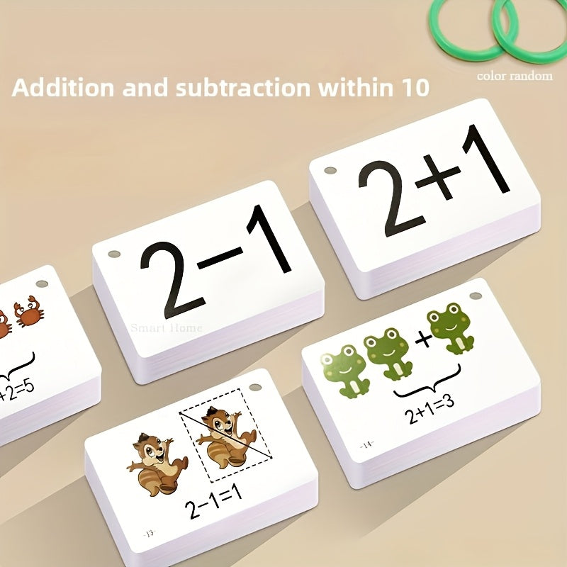 set 132 cards addition subtraction 0 10