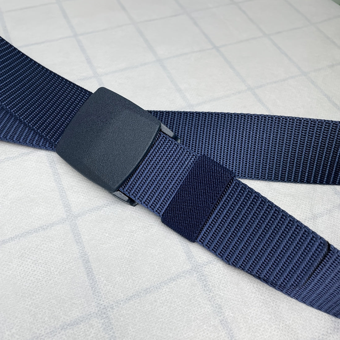 mens casual imitation nylon outdoor anti belt