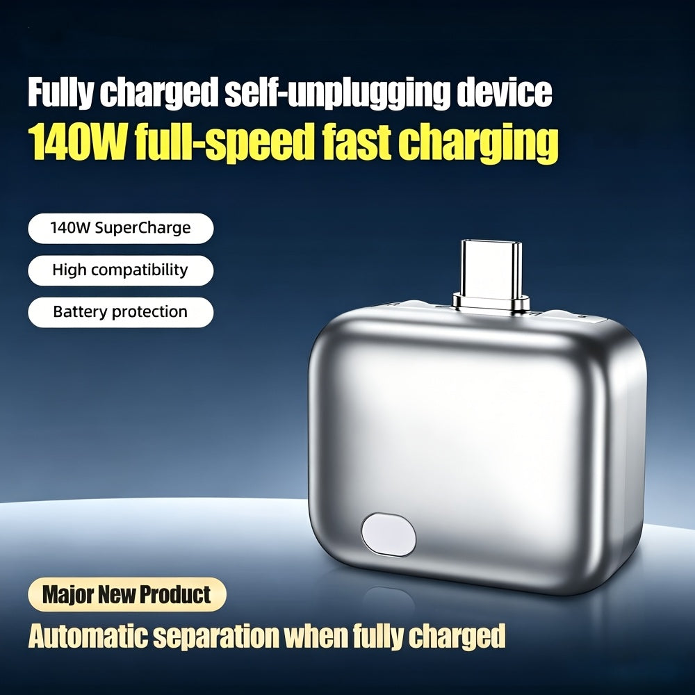 140w fast charging type c adapter auto function dual