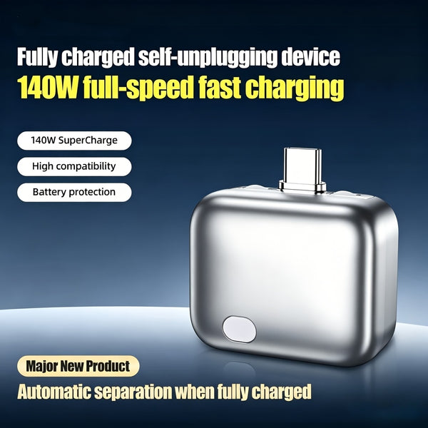140w fast charging type c adapter auto function dual