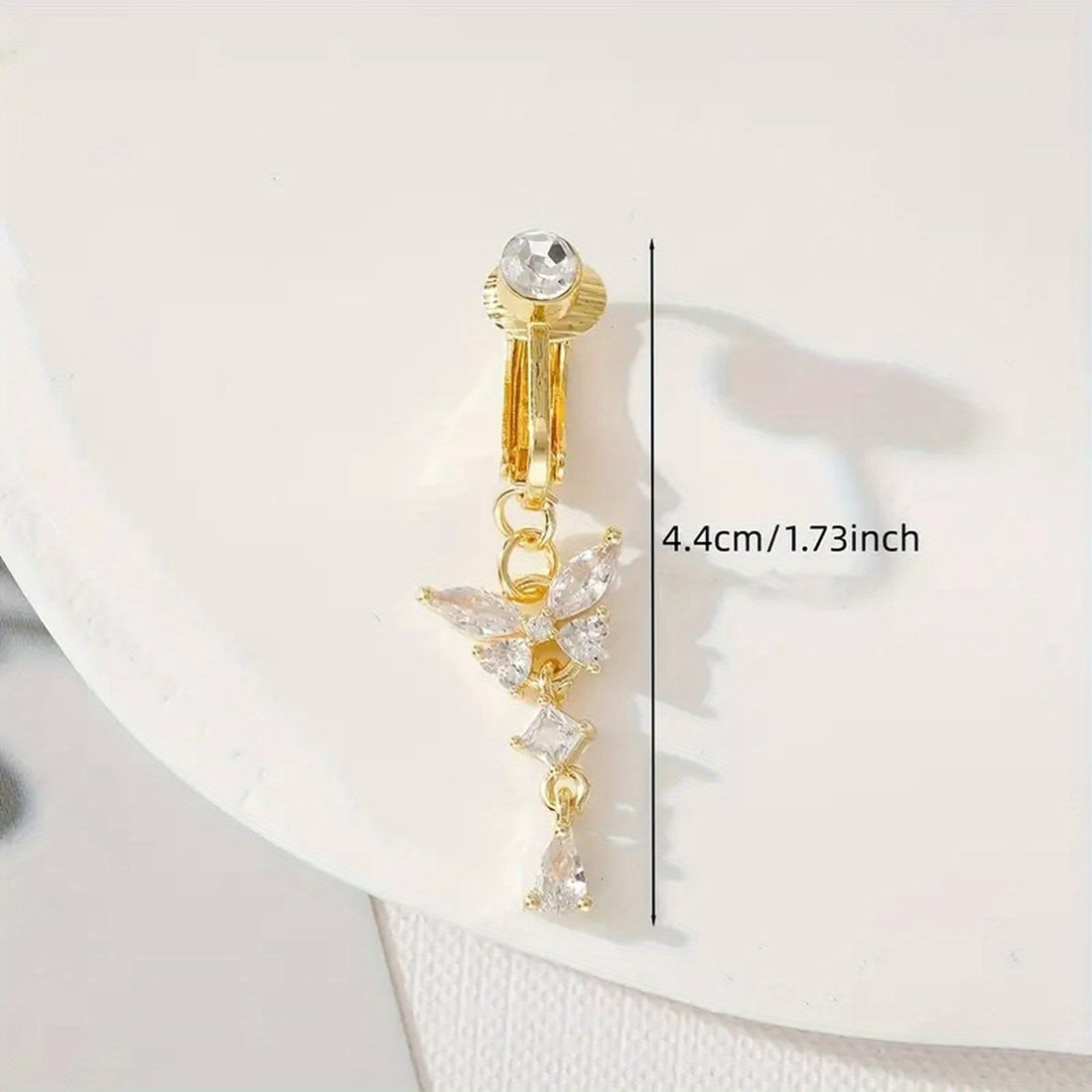 womens tassel fashion belly button clip no