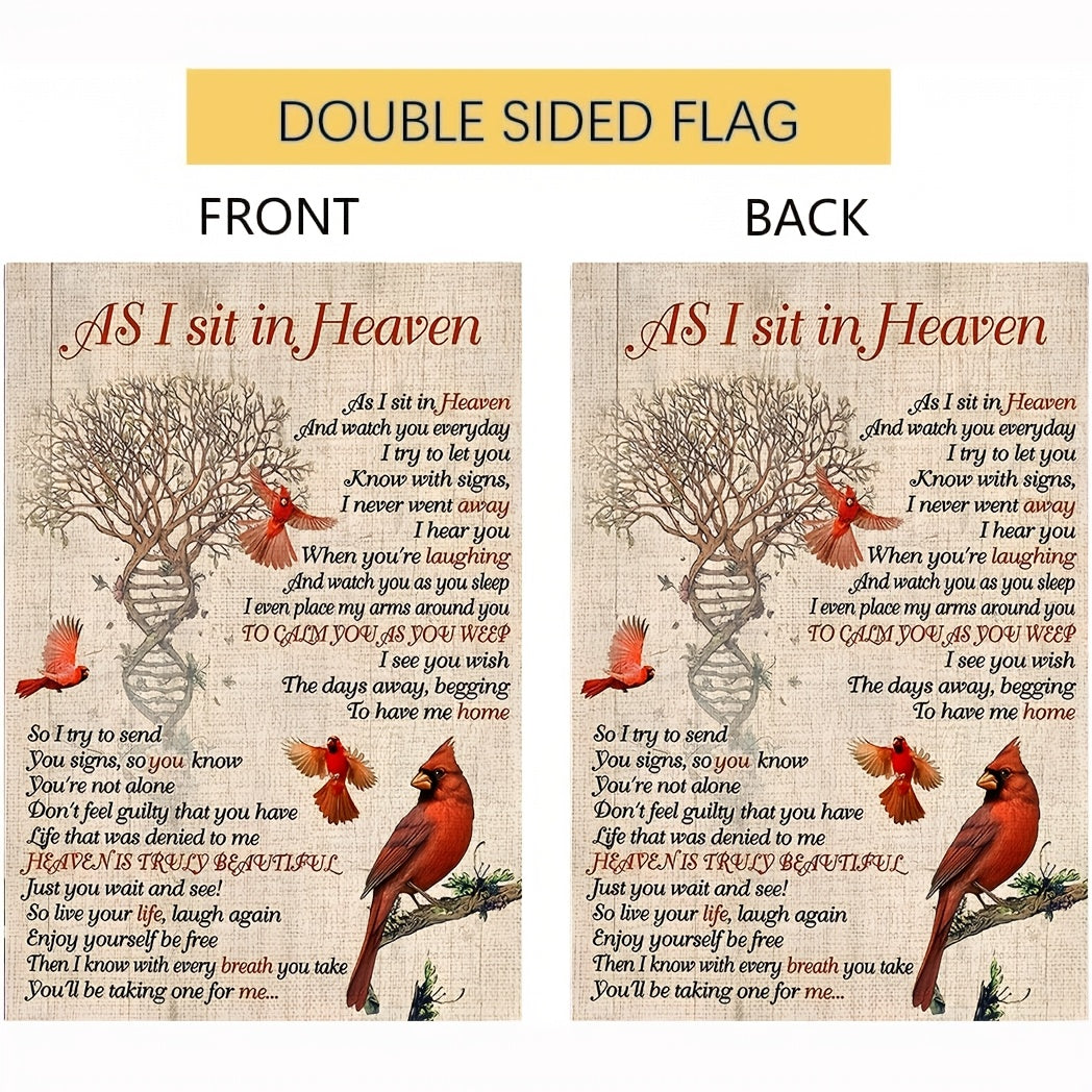 1pc memorial garden flag rest in heaven a