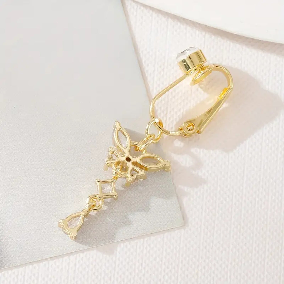 womens tassel fashion belly button clip no